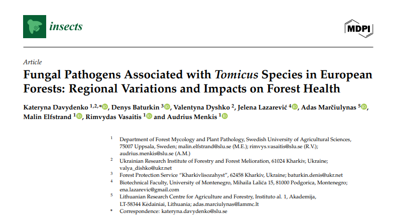 Fungal Pathogens in Forests